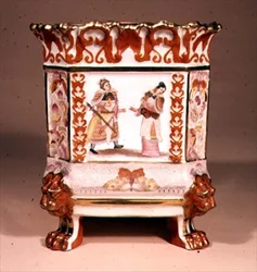 Chinese-style jardiniere, designed by John Davenport, c.1820